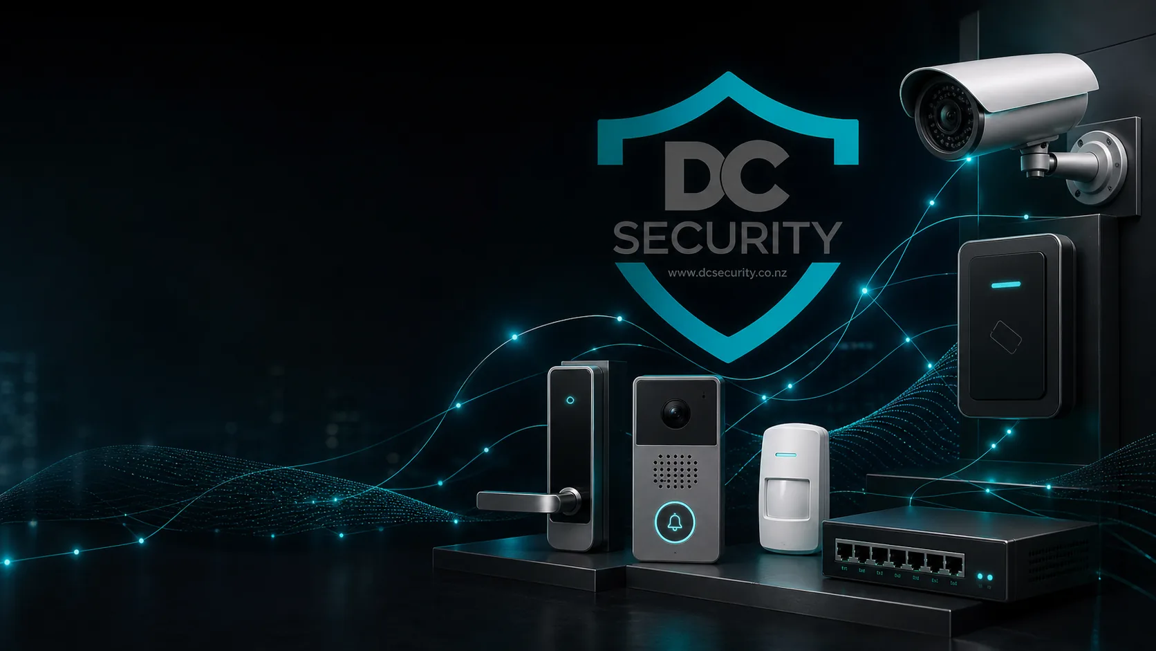 Security hardware including CCTV, access control, intercom and alarm equipment